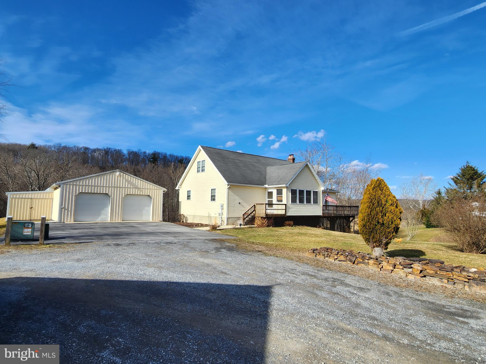 5290 Winchester Grade Road Berkeley Springs, WV 25411 - Photo 58 of 66 Front of home - view from driveway