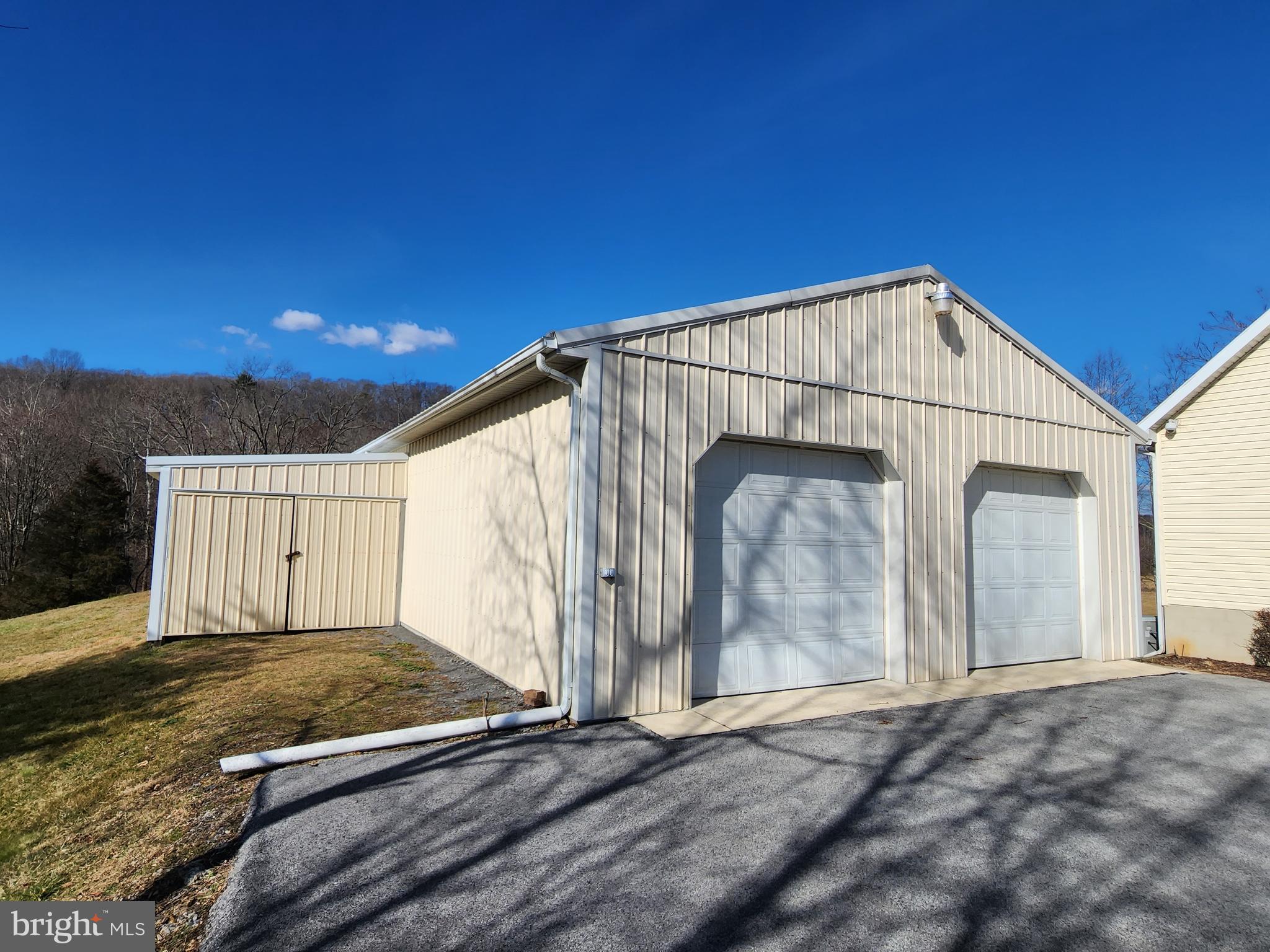5290 Winchester Grade Road Berkeley Springs, WV 25411 - Photo 63 of 66 Huge Garage with Side Storage Shed