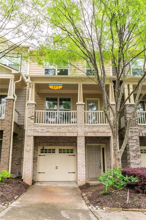 827 Charles Bank Avenue Southeast, Unit 827 Atlanta, GA 30312 - Photo 3 of 45 a front view of a house with a garage