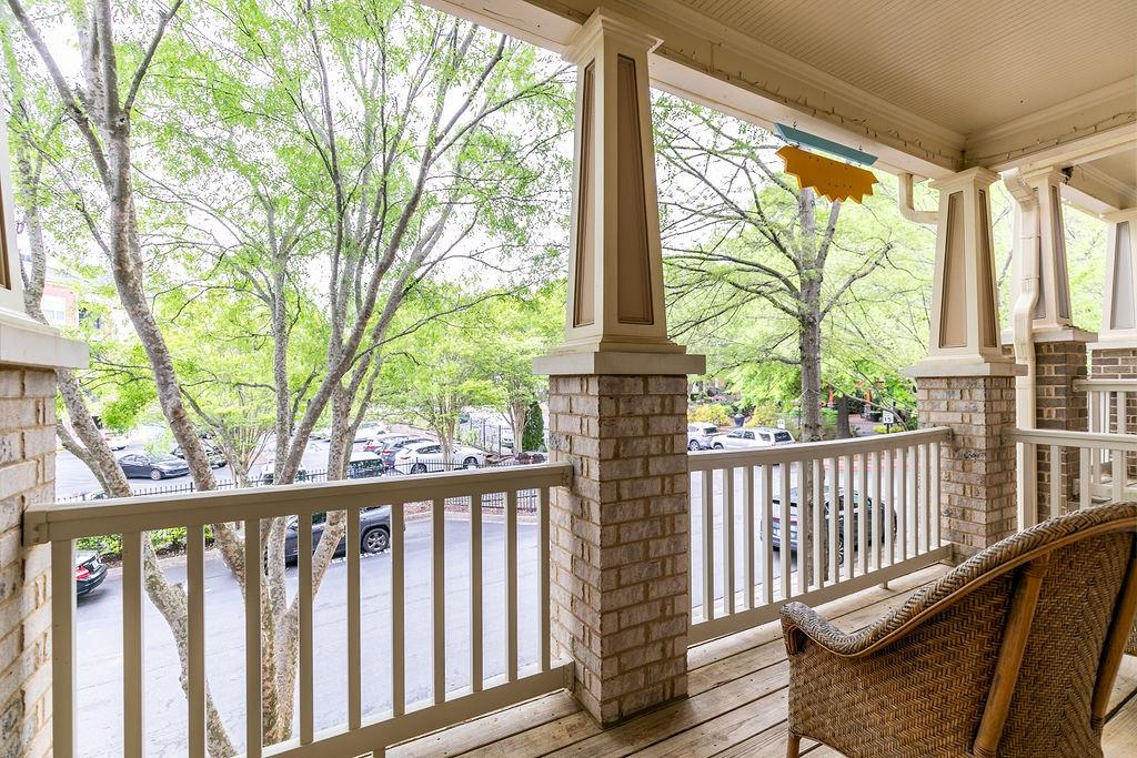 827 Charles Bank Avenue Southeast, Unit 827 Atlanta, GA 30312 - Photo 8 of 45 a view of roof deck with wooden floor and fence