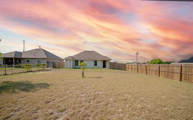 a house with a outdoor space