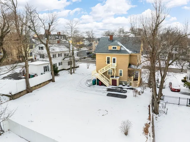 a view of a city with tall buildings