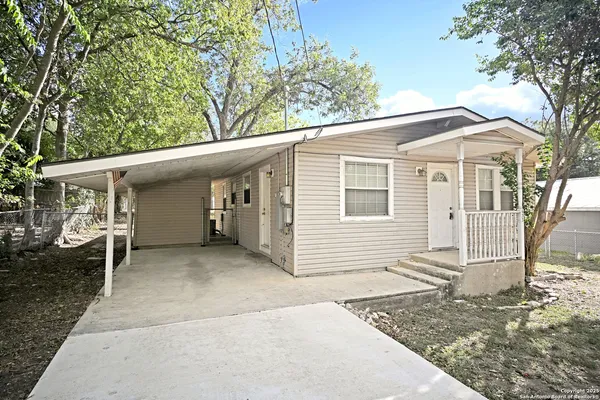 a front view of a house with a porch