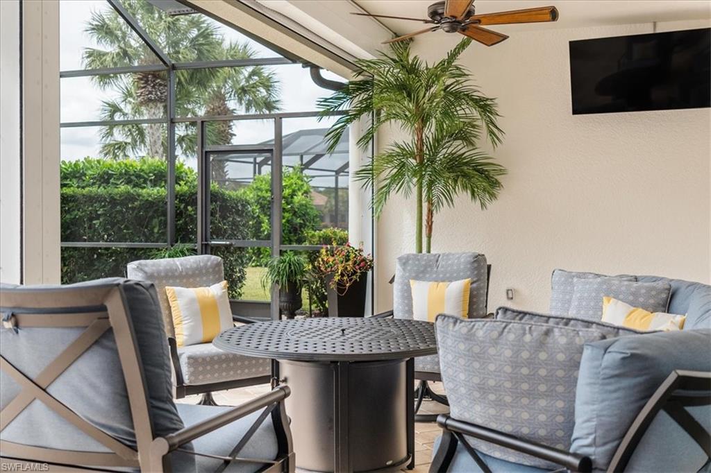 12130 Wicklow Lane Naples, FL 34120 - Photo 36 of 45 a view of outdoor space with seating area