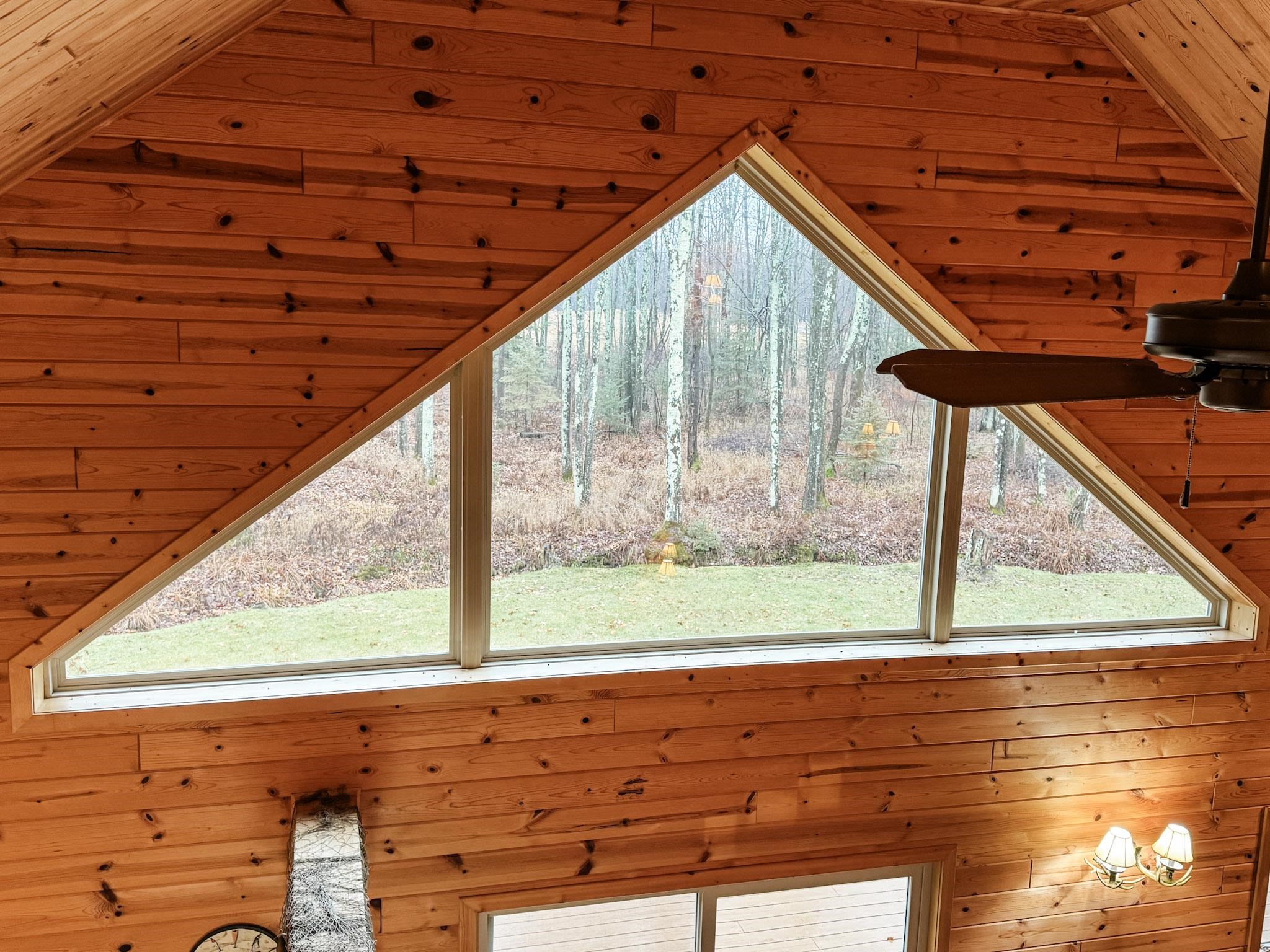 11466 Westerlund Loop Solon Springs, WI 54873 - Photo 27 of 55 Detailed view of wood ceiling and wooden walls