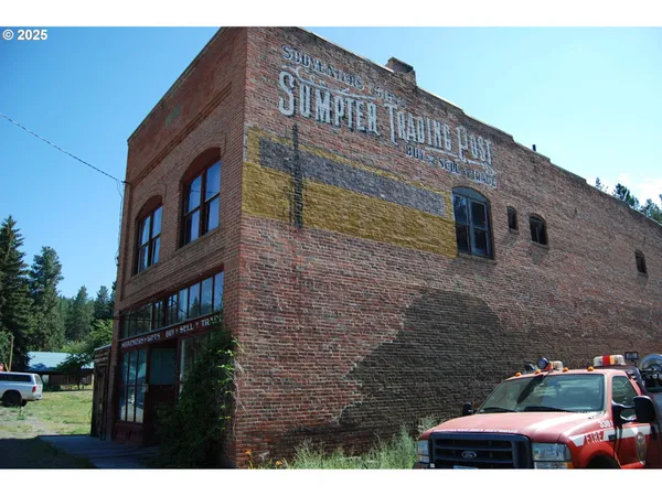 a front view of a building