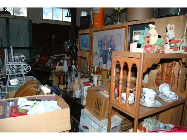 a view of storage and utility room