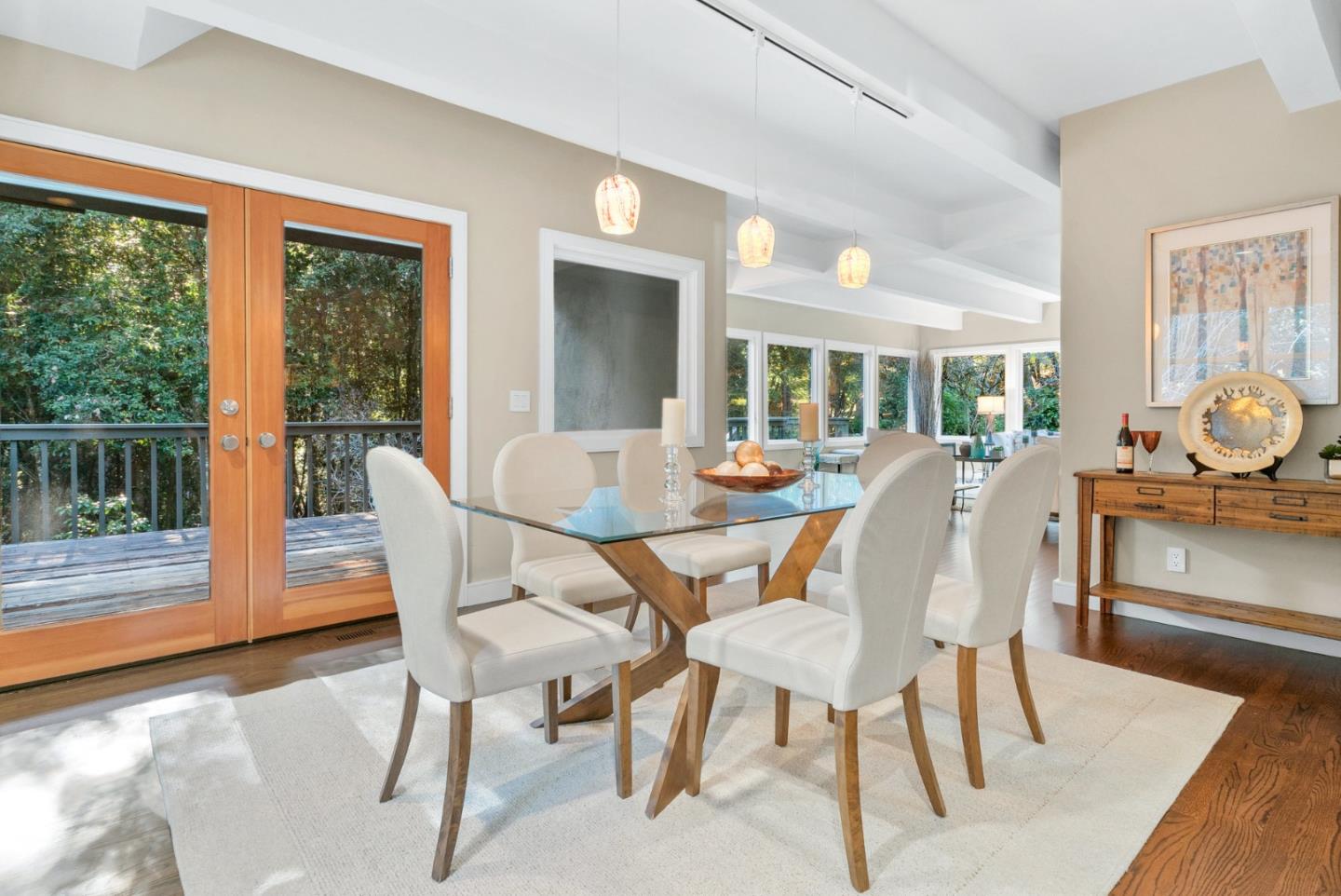 500 Bear Valley Road Aptos, CA 95003 - Photo 18 of 91 a view of a dining room with furniture window and outside view