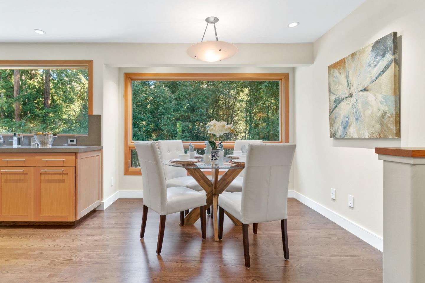 500 Bear Valley Road Aptos, CA 95003 - Photo 21 of 91 a view of a dining room with furniture window and outside view