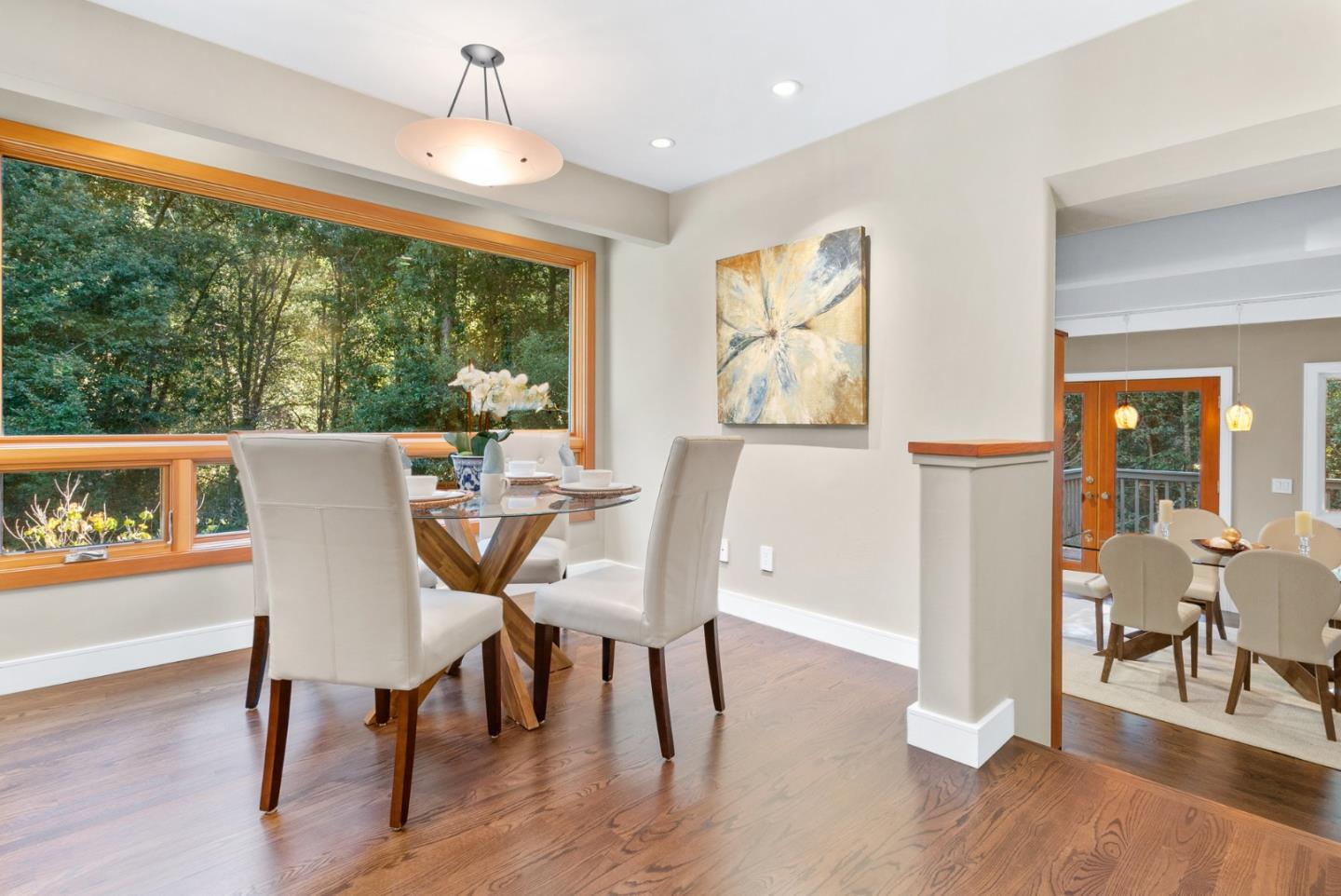 500 Bear Valley Road Aptos, CA 95003 - Photo 22 of 91 a view of a dining room with furniture window and wooden floor