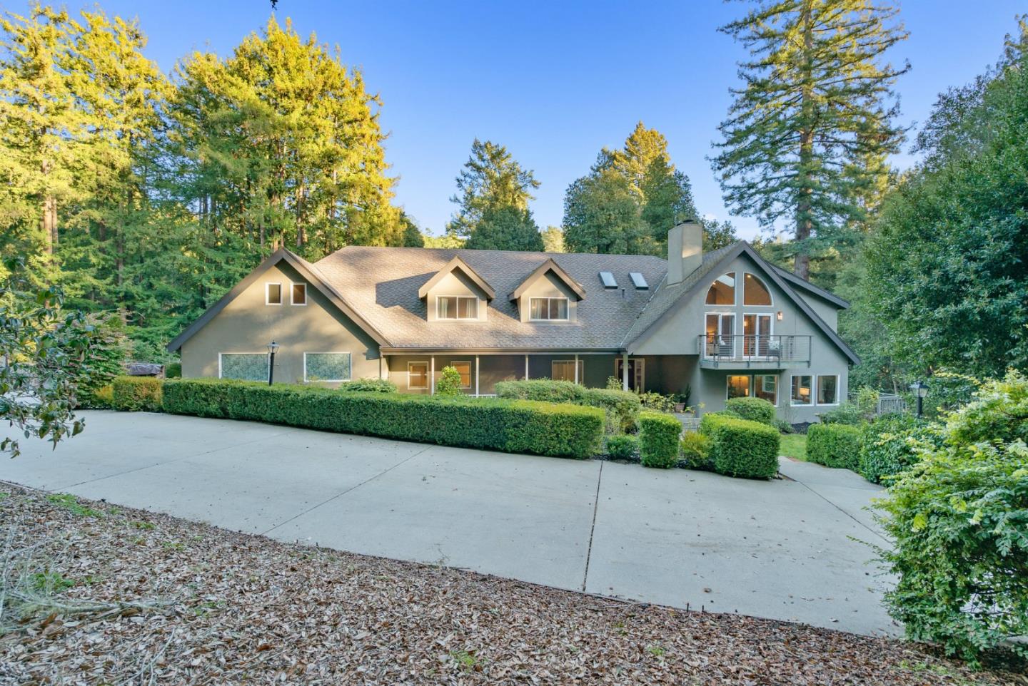 500 Bear Valley Road Aptos, CA 95003 - Photo 86 of 91 a front view of a house with a garden