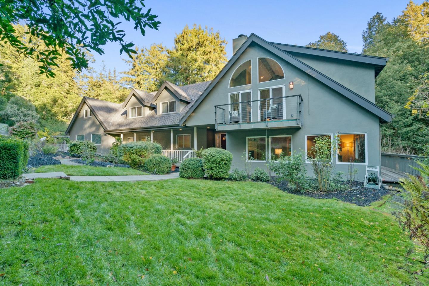 500 Bear Valley Road Aptos, CA 95003 - Photo 87 of 91 a front view of a house with a yard