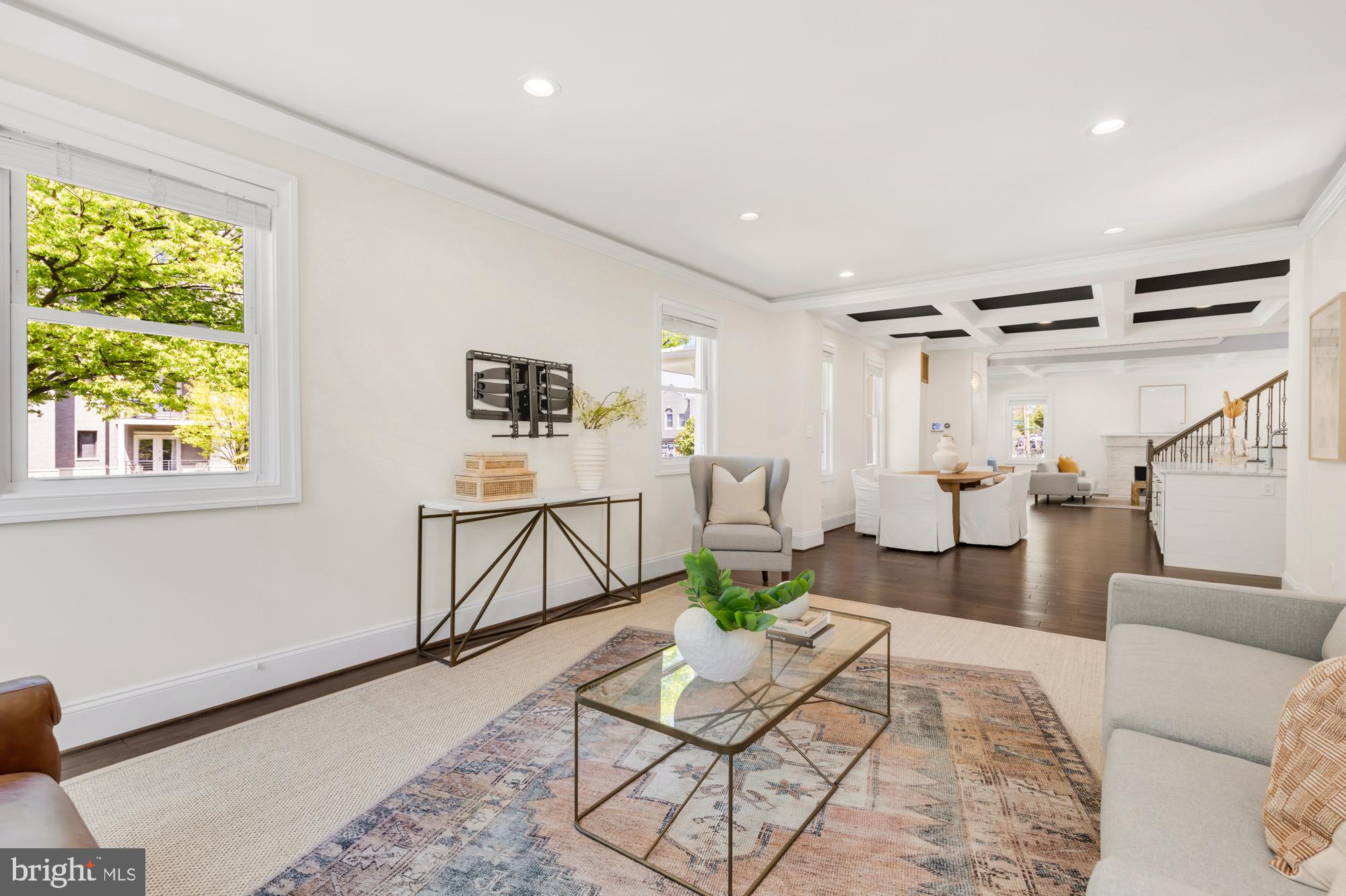 1202 Decatur Street Northwest Washington, DC 20011 - Photo 24 of 53 a living room with furniture and a window