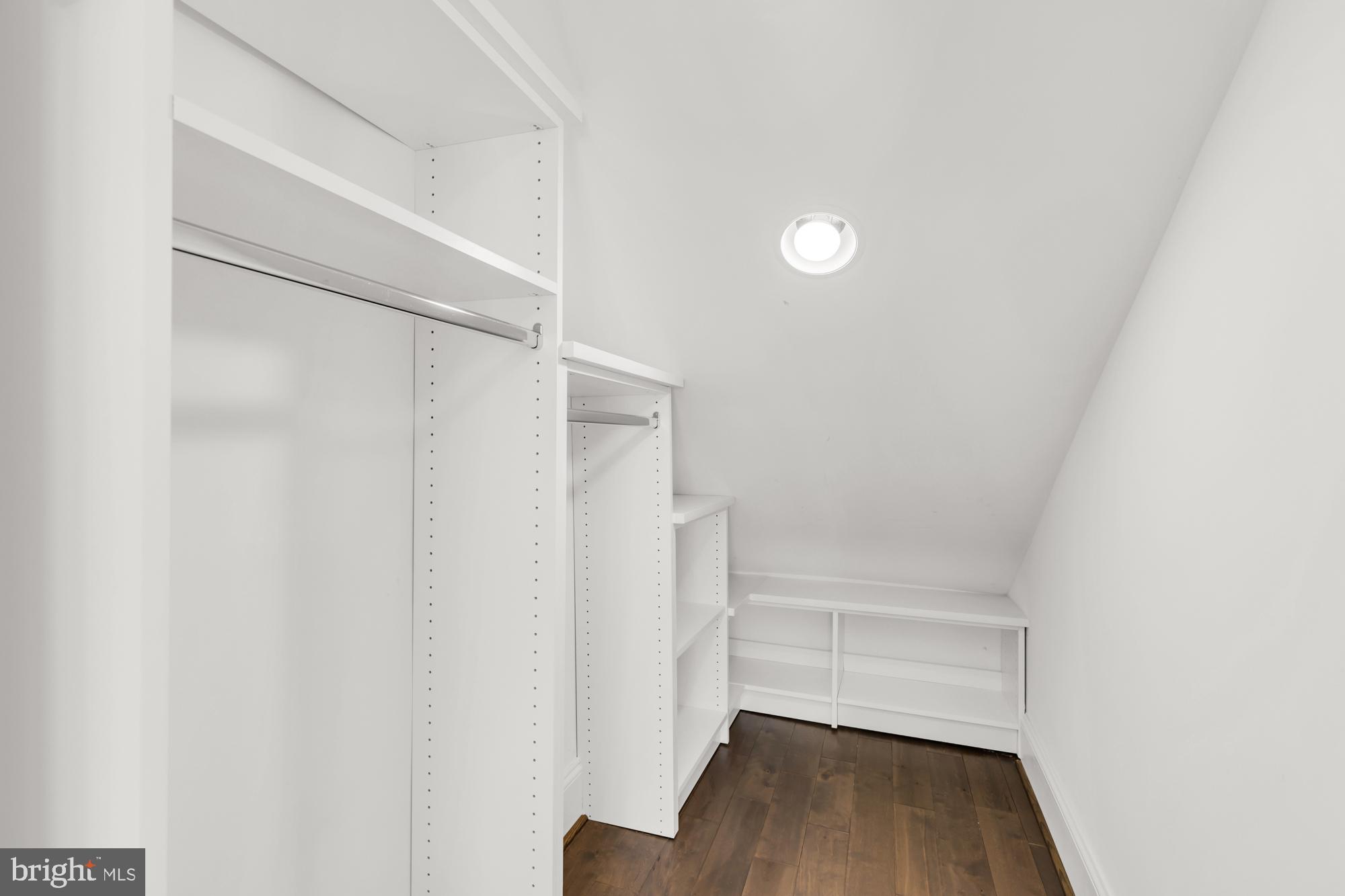 1202 Decatur Street Northwest Washington, DC 20011 - Photo 45 of 53 a view of walk in closet with empty racks