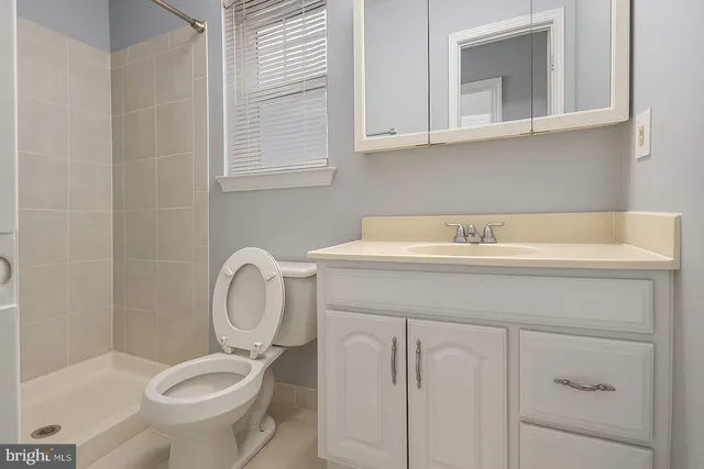 a bathroom with a sink toilet and a mirror