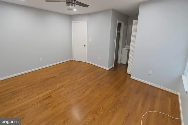 wooden floor in an empty room