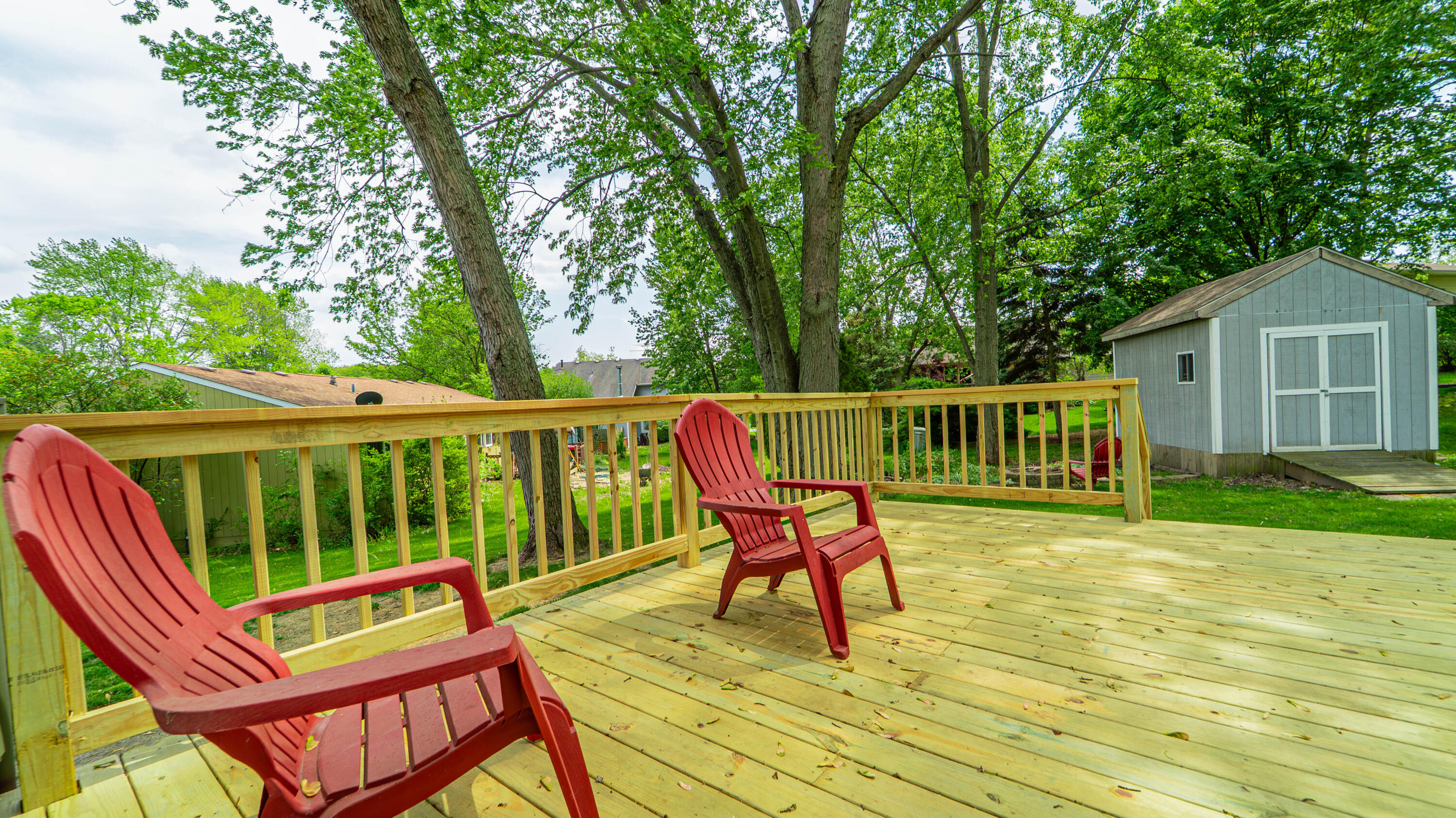 1980 Greenvalley Drive Crown Point, IN 46307 - Photo 39 of 45 a deck view with a seating space
