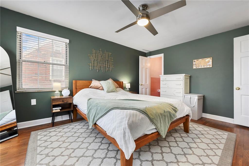 1315 Bower Hill Road Pittsburgh, PA 15243 - Photo 26 of 43 a bedroom with a bed and a table lamp