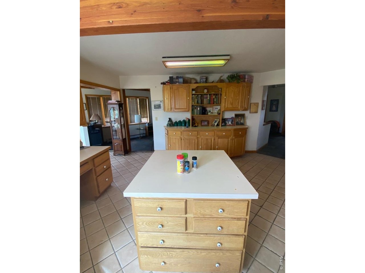 1997 Big Owl Road Allenspark, CO 80510 - Photo 20 of 29 a dining hall with stainless steel appliances granite countertop a stove and a refrigerator