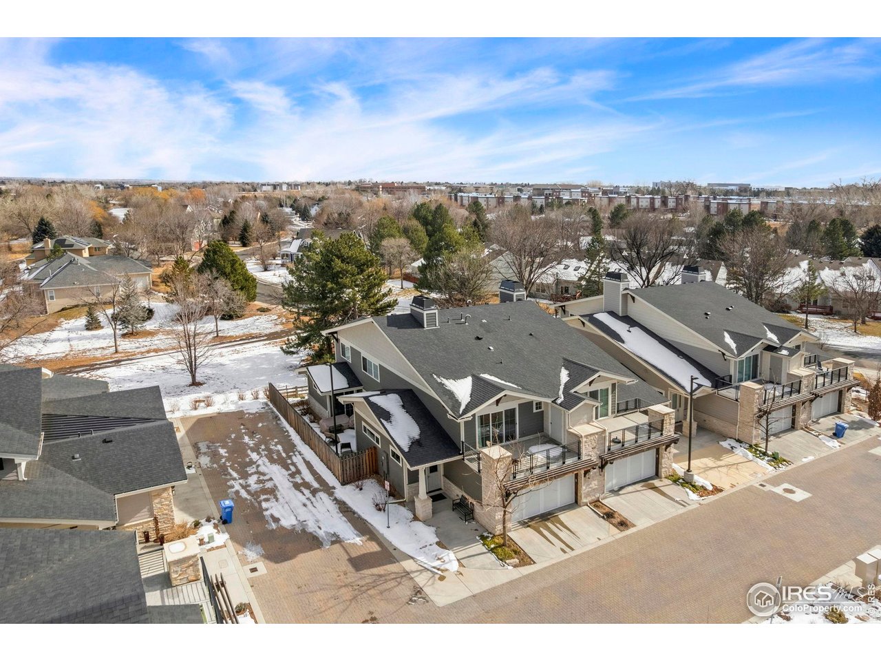 910 Hill Pond Road, Unit 15 Fort Collins, CO 80526 - Photo 37 of 43 an aerial view of a city