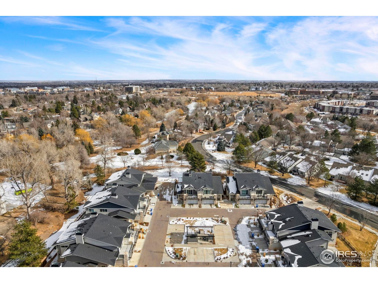 910 Hill Pond Road, Unit 15 Fort Collins, CO 80526 - Photo 38 of 43 an aerial view of a city