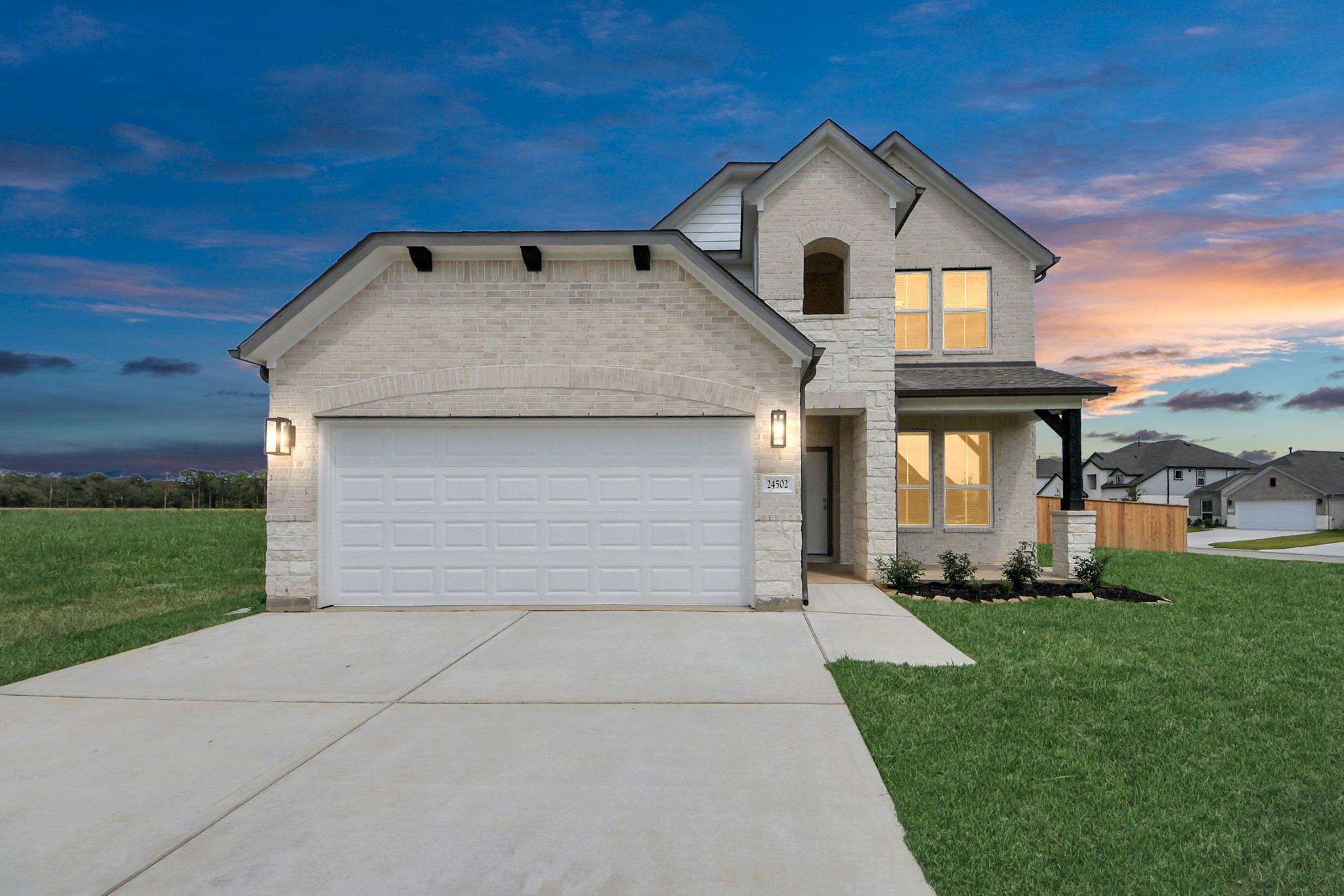 Welcome home to 24502 Broad Park Court located in Creekwood Crossing and zoned to Spring ISD.