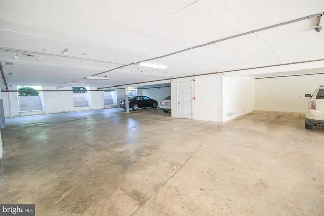 a view of a building from a balcony