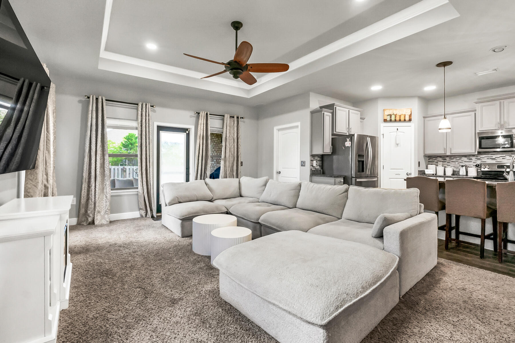 682 Teal Street Crestview, FL 32539 - Photo 8 of 34 a living room with furniture and a large window