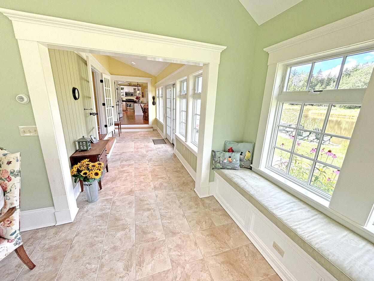 607 Oak Point Road Trenton, ME 04605 - Photo 84 of 187 Sunroom to Breezeway