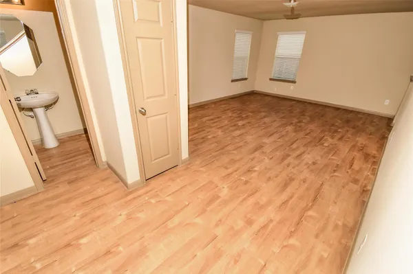 wooden floor in an empty room