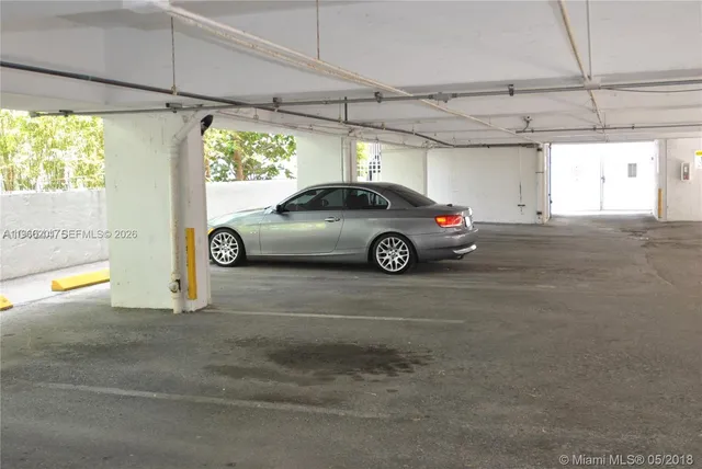 a view of a palm plant that is in front of a building