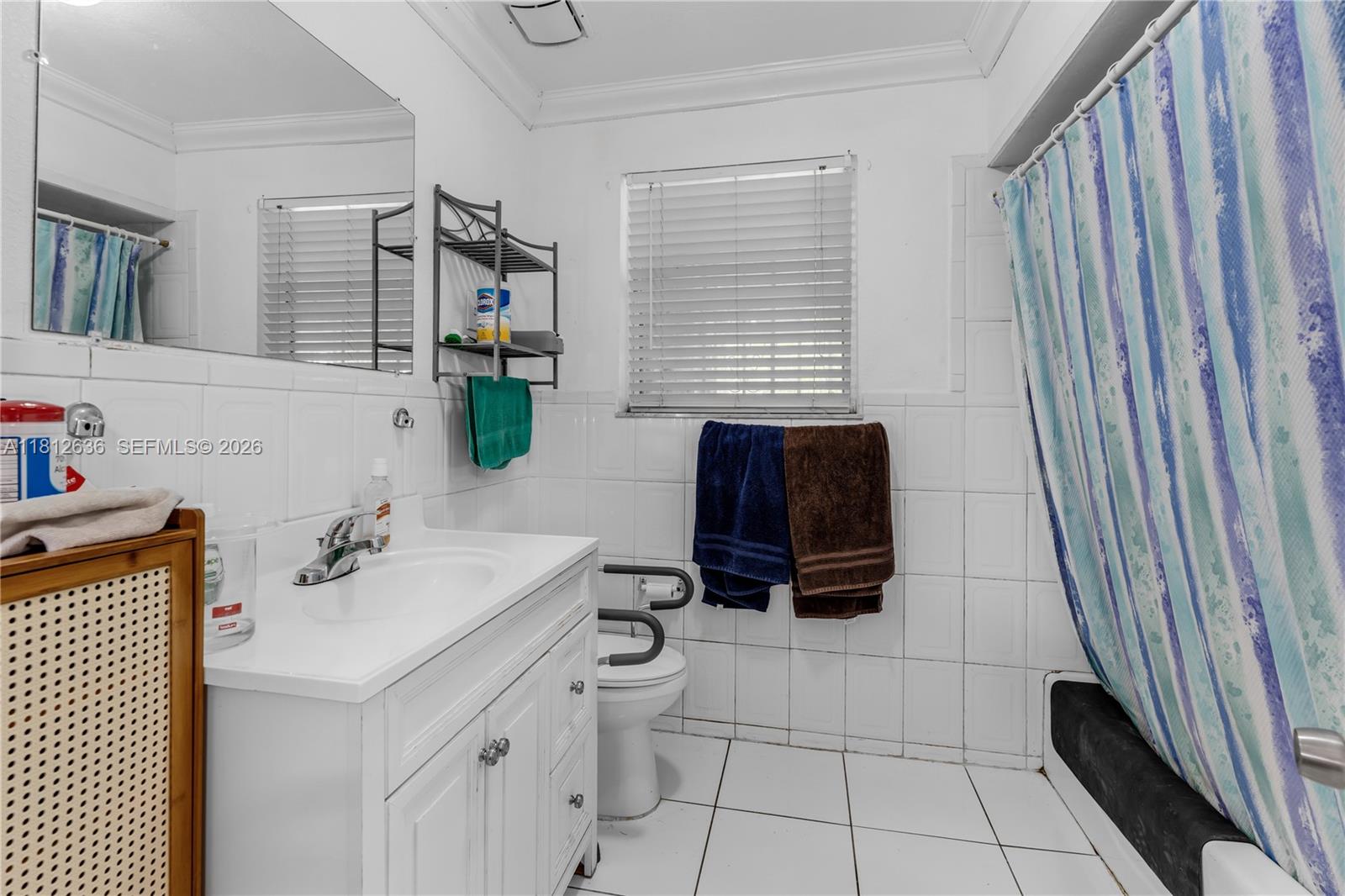 18820 Southwest 316th Street Homestead, FL 33030 - Photo 10 of 43 a bathroom with a sink a toilet and a mirror