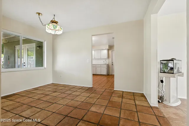 a view of empty room