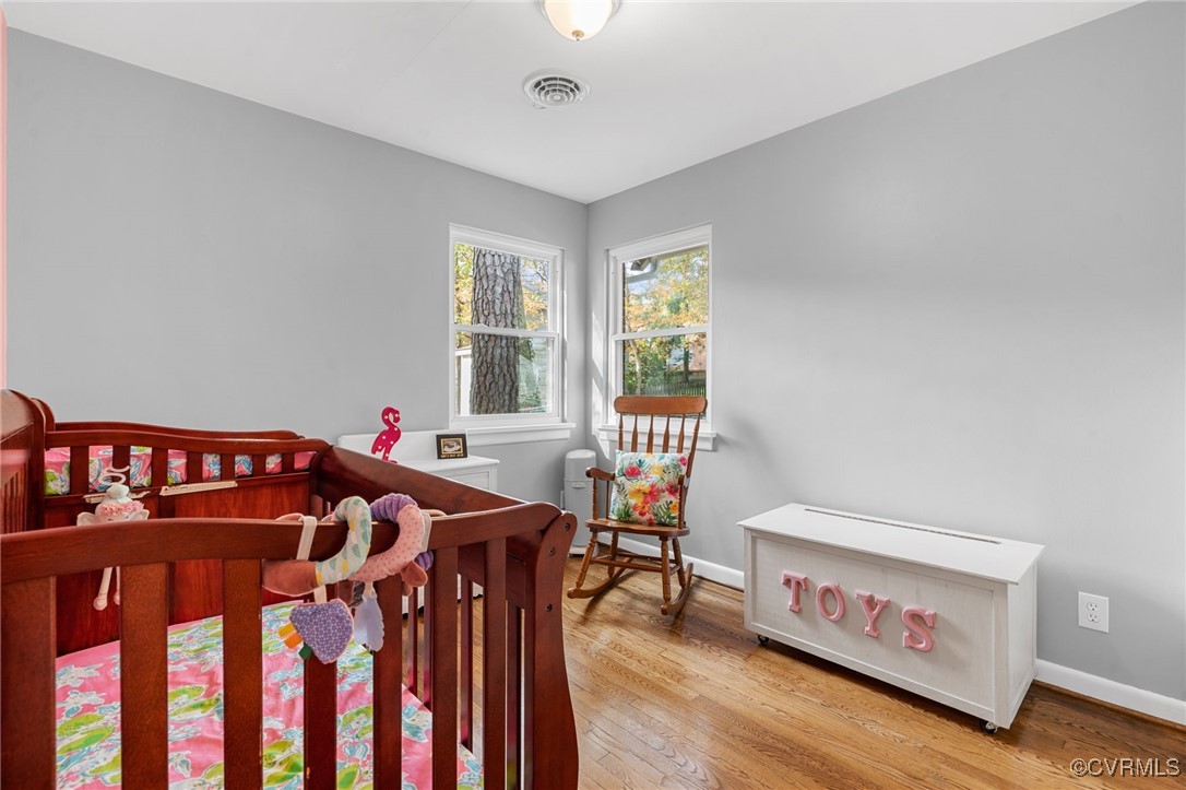2308 Adelphi Road Henrico, VA 23229 - Photo 12 of 19 Bedroom with hardwood / wood-style floors and a cr