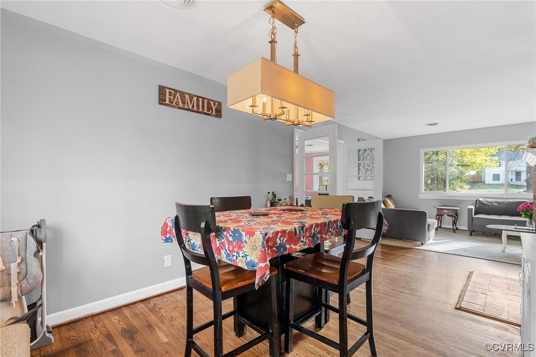 2308 Adelphi Road Henrico, VA 23229 - Photo 8 of 19 Dining space featuring hardwood / wood-style floor