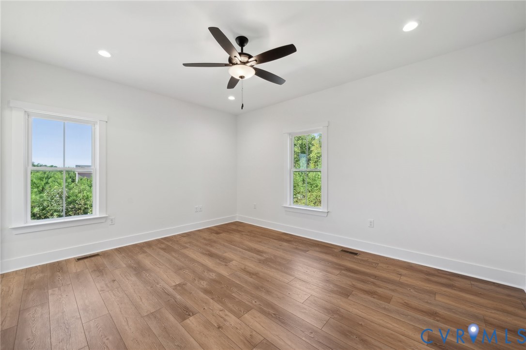 Lot 1 Oak Hill Road Cumberland, VA 23040 - Photo 12 of 26 wooden floor in an empty room with a window