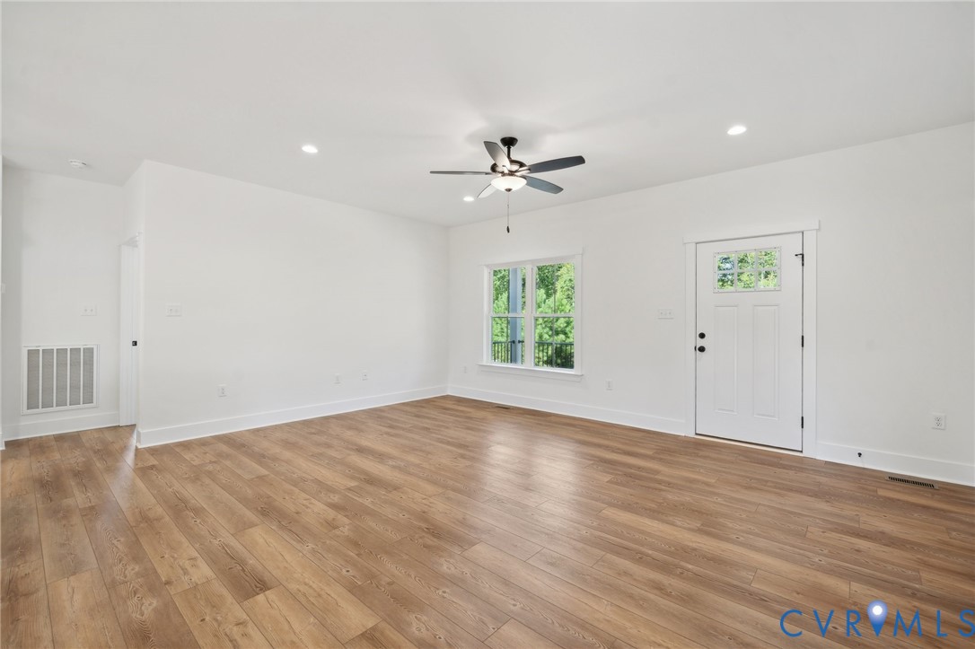 Lot 1 Oak Hill Road Cumberland, VA 23040 - Photo 6 of 26 wooden floor in an empty room with a window