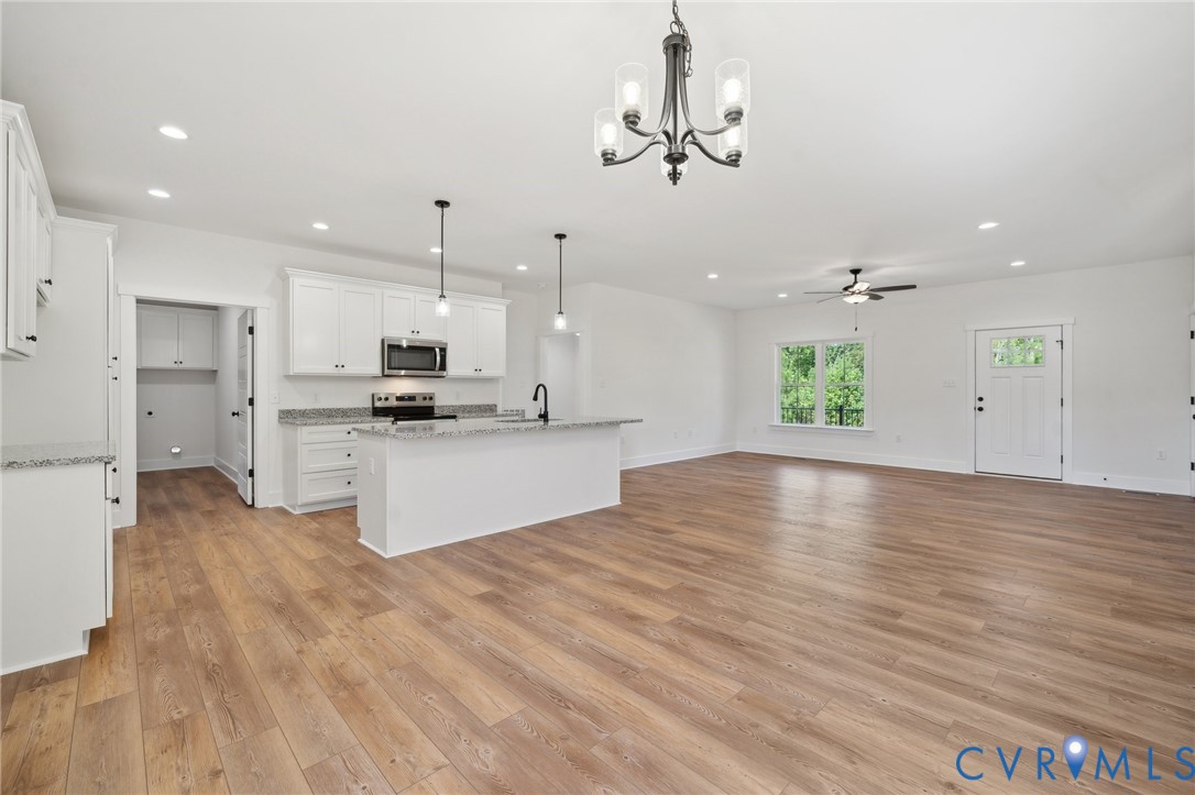 Lot 1 Oak Hill Road Cumberland, VA 23040 - Photo 7 of 26 a view of kitchen and kitchen with stove top oven