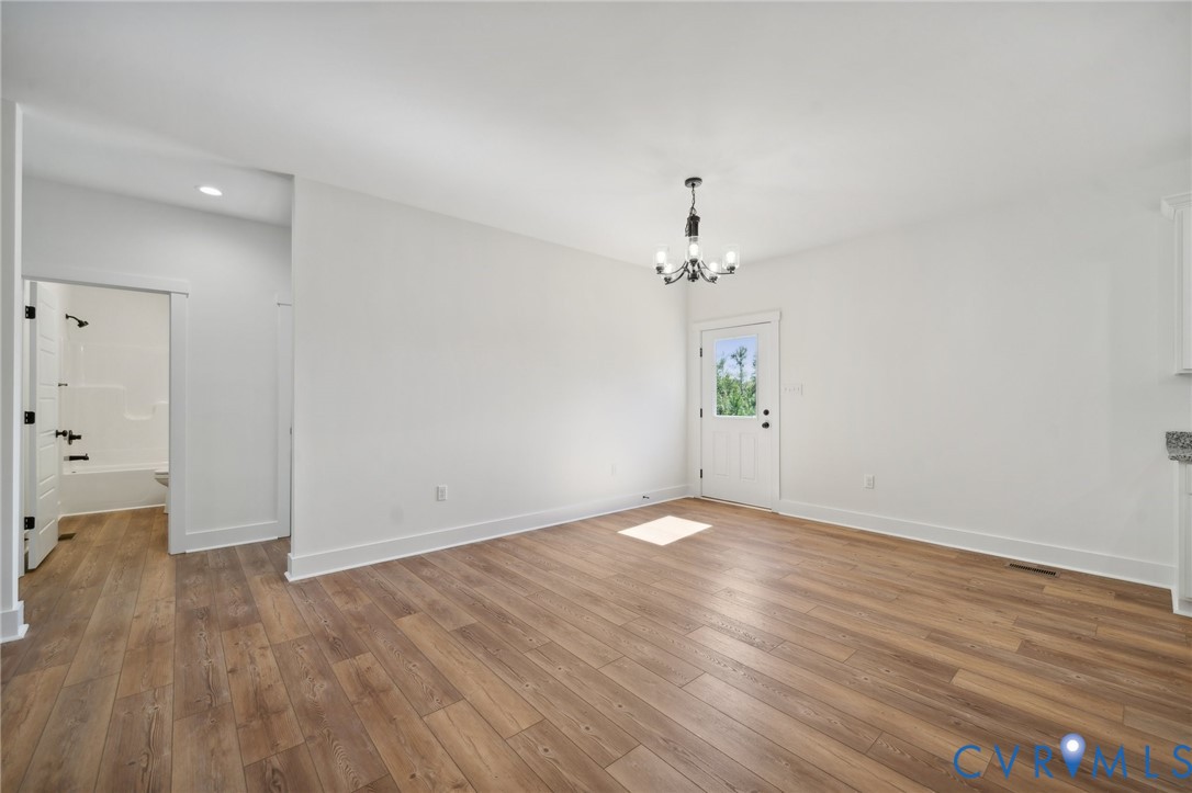Lot 1 Oak Hill Road Cumberland, VA 23040 - Photo 8 of 26 wooden floor in an empty room with a window