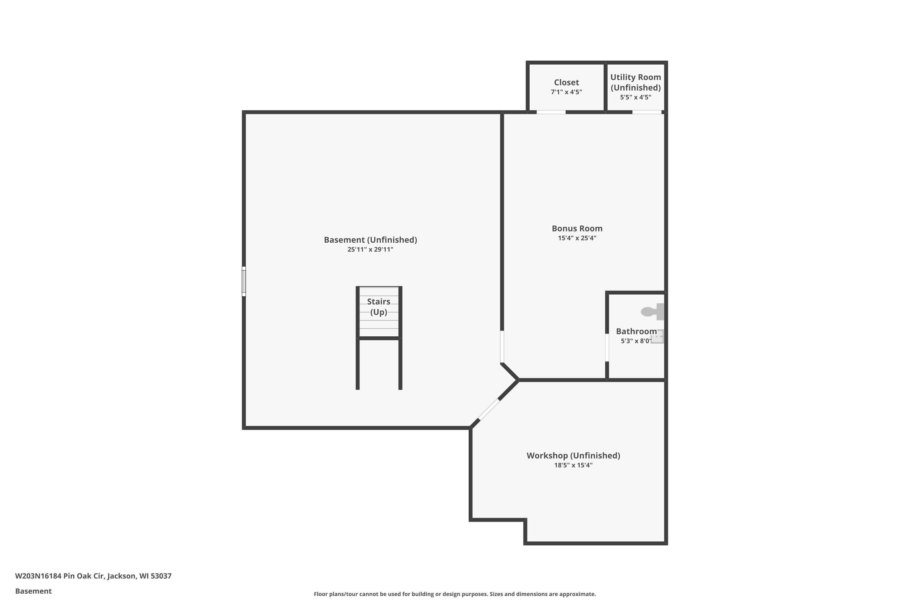 W203N16184 Pin Oak Circle Jackson, WI 53037 - Photo 44 of 45 Basement