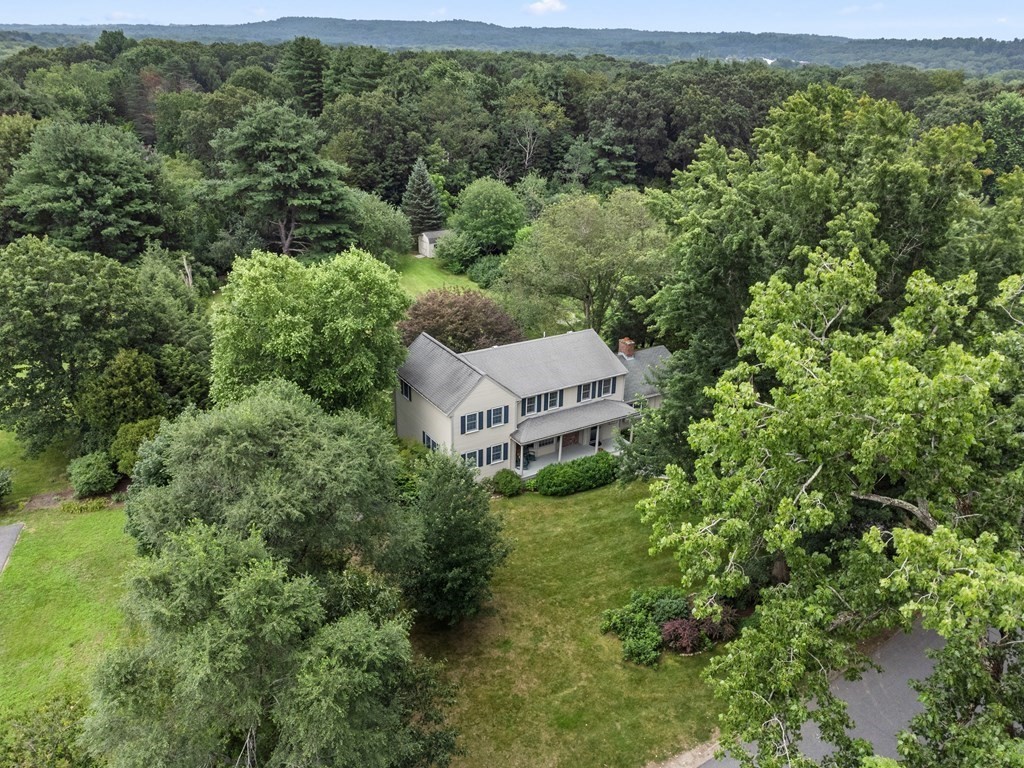 123 Victoria Road Sudbury, MA 01776 - Photo 3 of 42 an aerial view of a house with yard