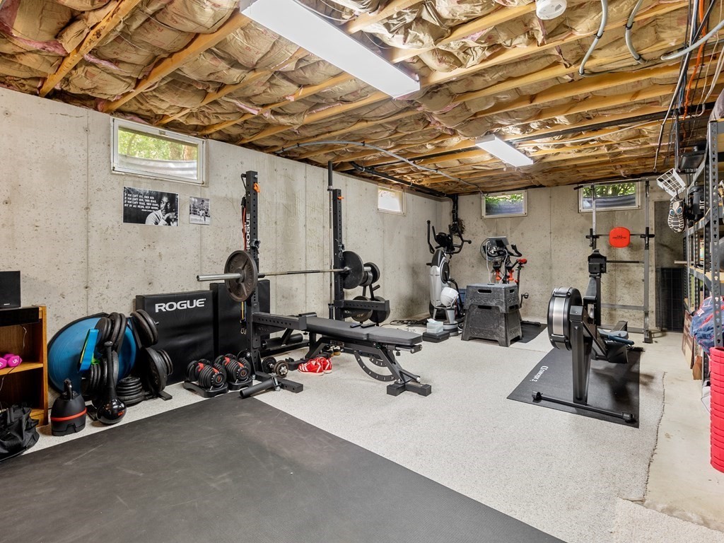 123 Victoria Road Sudbury, MA 01776 - Photo 31 of 42 a view of a room with gym equipment