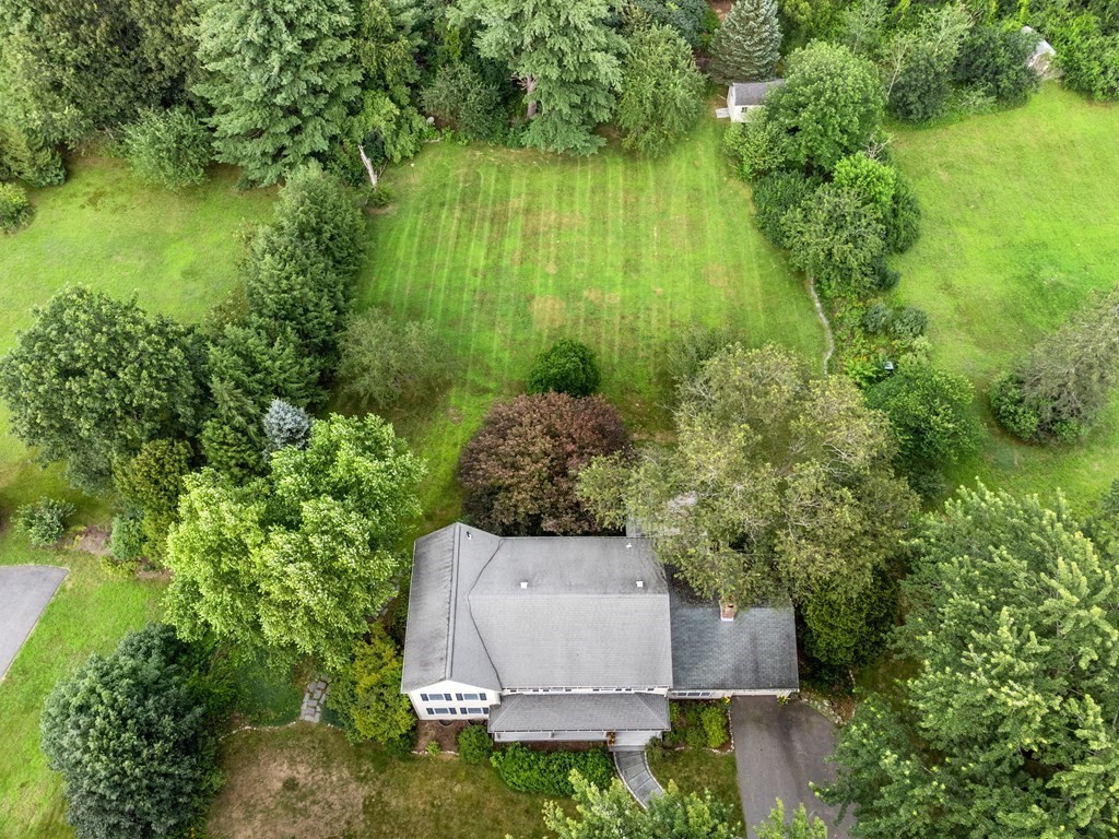123 Victoria Road Sudbury, MA 01776 - Photo 36 of 42 an aerial view of a house with pool