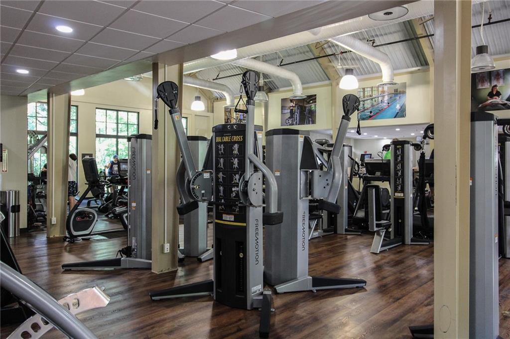 8088 Ridgeview Drive Big Canoe, GA 30143 - Photo 22 of 30 a view of a room with gym equipment