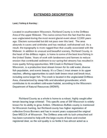 $3,189,000 | 19108 County Street East, Richland Center, WI 53581