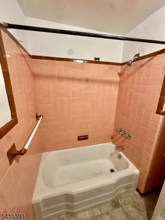 a bathroom with a bath tub and a shower