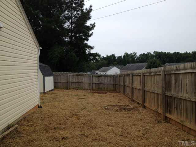 6200 Quitman Trail Raleigh, NC 27610 - Photo 10 of 10 a view of a backyard
