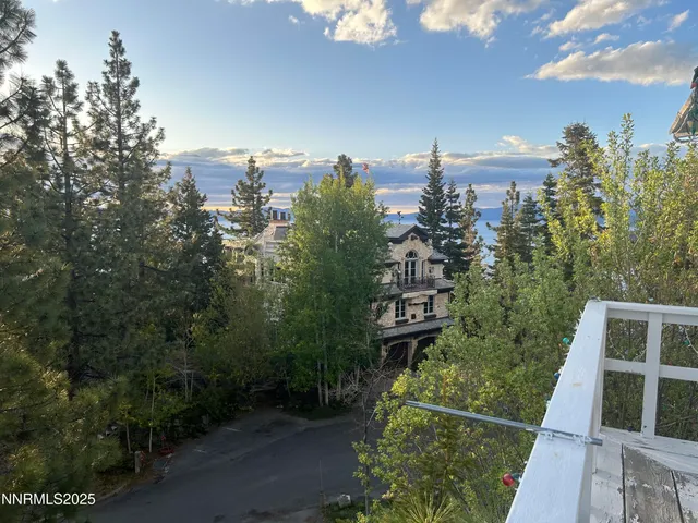 a view of a house with a tree