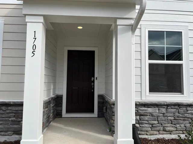 a view of front door of a house