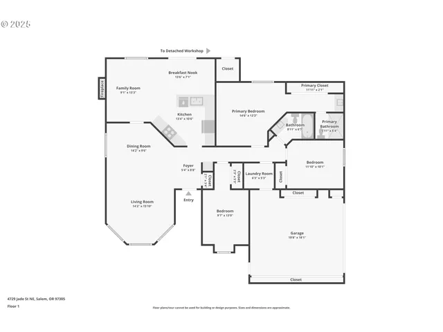 a picture of a floor plan